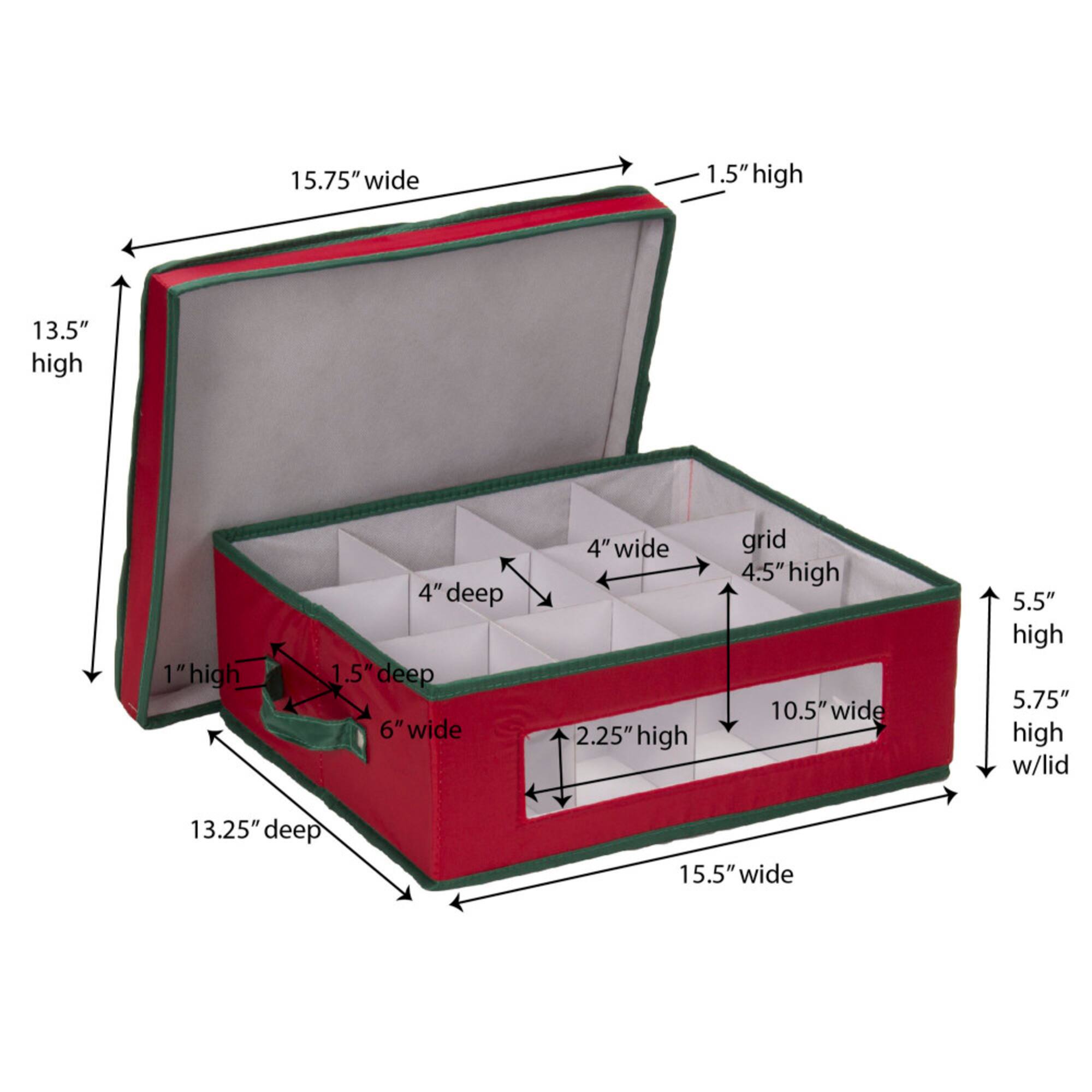 Household Essentials Cup Glassware Storage Box